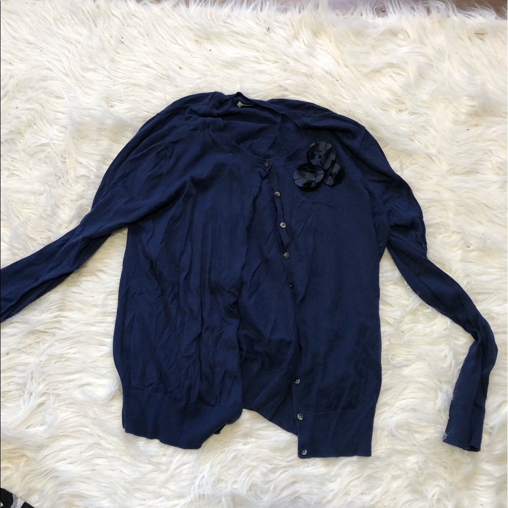 Navy blue cardigan